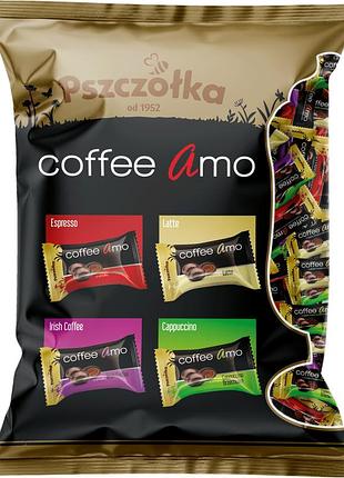 Цукерки pszczolka coffee amo candies 1кг bee 1000 г