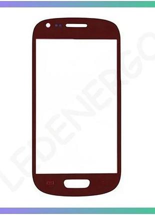 Скло дисплея samsung galaxy s3 mini i8190 червоне оригінальне для ремонту смартфона sku_stcom_27015842 sku_2701584200005