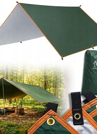 Тент tarp плащ бівака водонепроникний термічний 3x4 м сонцезахисний парус