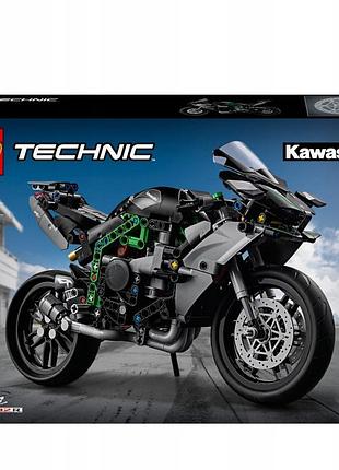 Lego technic мотоцикл kawasaki ninja h2r 42170