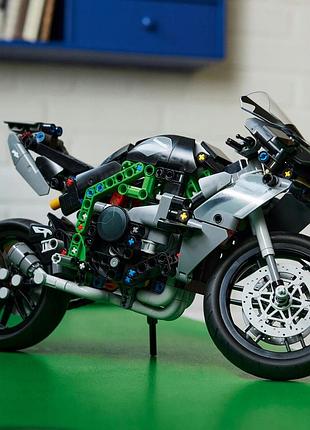 Lego technic мотоцикл kawasaki ninja h2r 42170 4