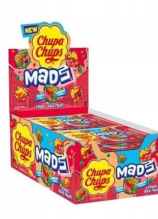 Желейні цукерки chupa chups mads fruits 12x45 г упаковка