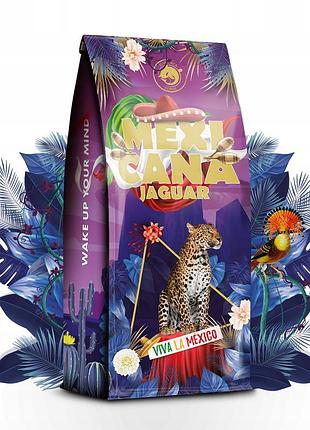 Кава в зернах 1кг "mexicana jaguar" свіжообсмажена 100% арабіка