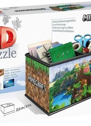 Ravensburger minecraft пазл 3d коробка 223 елементи
