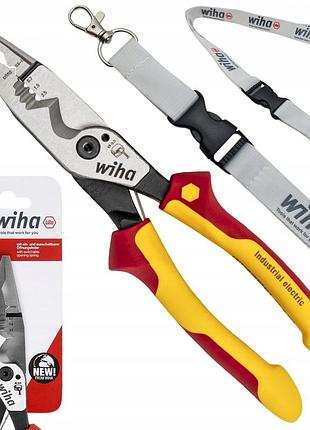 Wiha універсальні кліщі 8в1 ізольовані 1000v для 45705 + ремінець
