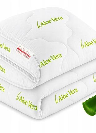 Ковдра śpij dobrze aloes антиалергійна 140x200 преміум якість польське виробництво