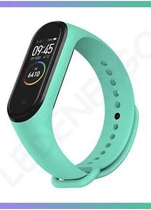 Ремешок для xiaomi mi band 3 4 оригинальный дизайн мятный силиконовый браслет для фитнеса sku_27100001 sku_stcom_2710000180425