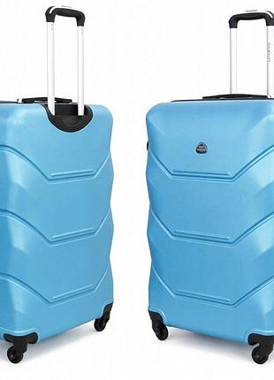 Валіза велика xxl gravitt 950 92l жорстка abs 4 колеса 360 замок шифровий