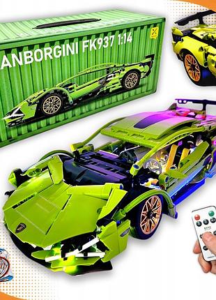 Конструктор lamborghini з технічним підсвічуванням автомобіля led