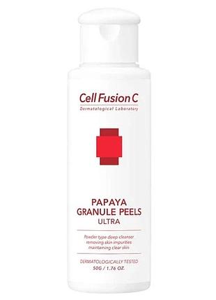 Cell fusion c папайя гранульний пілінг ультра 50 г ензимний пілінг cell c 50 г