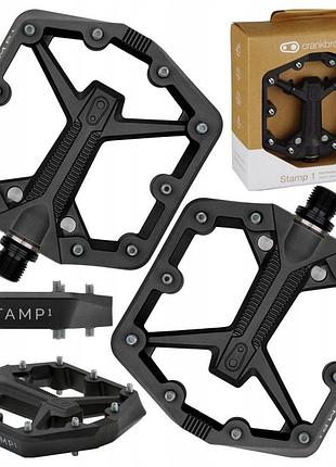 Педалі велосипедні crankbrothers stamp 1 small gen 2 платформені чорні