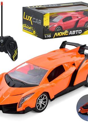 Машина радіокерована 1:16 27,5 см зі світлом та гумовими колесами (m 4931)