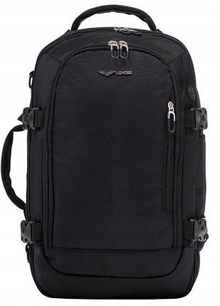 Рюкзак туристичний wings 20-40l чорний міні