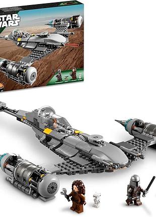 Lego star wars конструктор зоряний винищувач n-1 мандалорця книга боби фетта іграшка для дітей від 9 років з фігурками бебі йоди