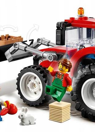Конструктор lego city 60287 трактор новий 6