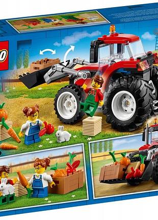 Конструктор lego city 60287 трактор новий 8