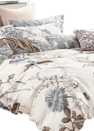 Swanson beddings daisy silhouette двостороння квіткова 3-частинна постільна білизна 100% бавовна (kalifornia king)