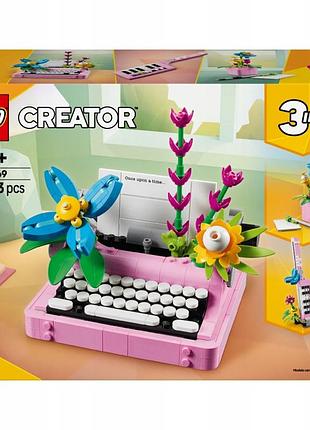 Конструктор lego creator 3 в 1 машина для друку з квітами 31169