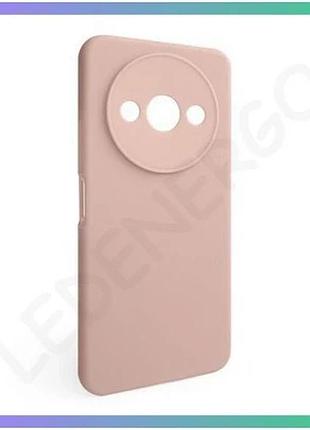 Силіконовий чохол для xiaomi redmi a3 бежевий накладка на смартфон без логотипу закрита камера sku_271 sku_stcom_2710000294009