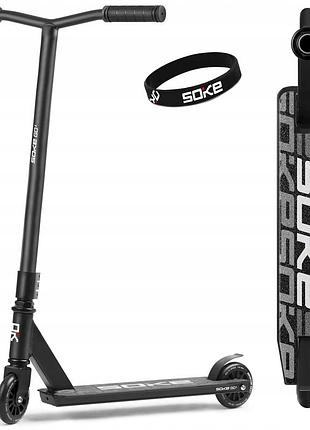 Спортивний самокат для трюків abec-9 soke go!