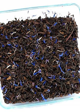 Чорний листовий чай earl grey blue premium 1кг