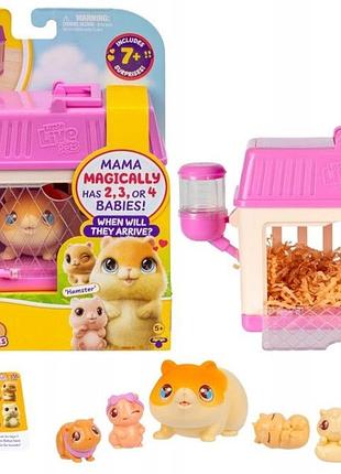 Іграшка moose little live pets mama surprise minis хом'як
