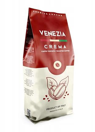 Кава в зернах venezia crema 1кг королева crema