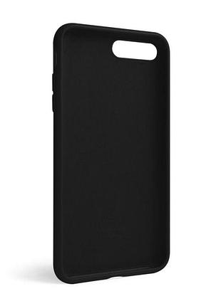 Силиконовый чехол для apple iphone 7 plus 8 plus черный защитная накладка с логотипом открытая камера sku_stcom_2710000199007 2