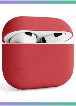 Чехол для airpods 3 силиконовый красный apple airpods 3 защитный чехол для наушников sku_2710000234920 sku_stcom_2710000234920