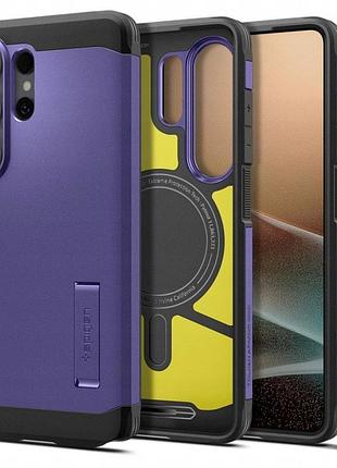 Spigen tough armor mag magsafe для galaxy s26 ultra кольору попелю сирені