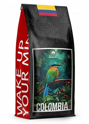 Кава в зернах 1 кг колумбія свіжосмажена 100% арабіка blue orca coffee