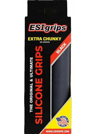 Велосипедні гріпси esi grips extra chunky найтовщі 80г чорні (black)