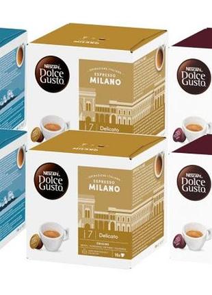 Капсули nescafe dolce gusto espresso palermo milano napoli 96 шт.