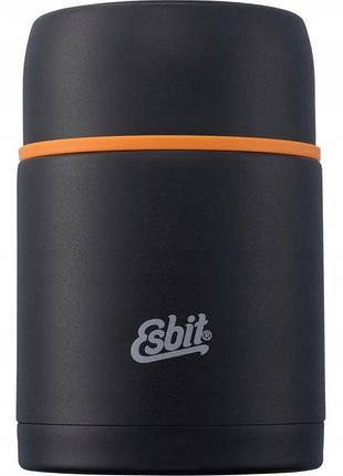 Термос esbit food jug 1,0 л чорний нержавіюча сталь протиковзкий