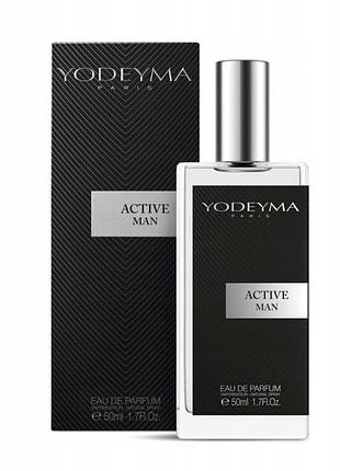 Парфуми чоловічі yodeyma active man 50 мл туалетна вода для чоловіків