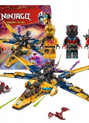 Конструктор lego ninjago 71833 "гонка та буря: суперреактивний літак аріна"
