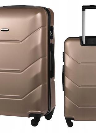 Велика подорожна валіза на колесах стійка до навантаження багаж diamond xl 28" a227 abs