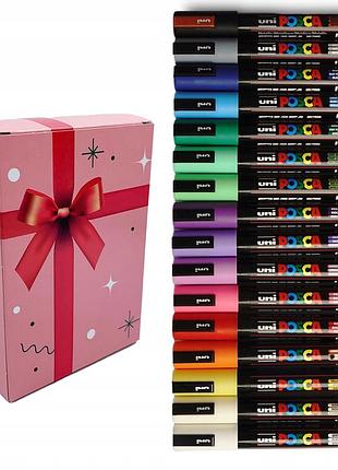 Набір маркерів posca-5m 16 штук в коробці