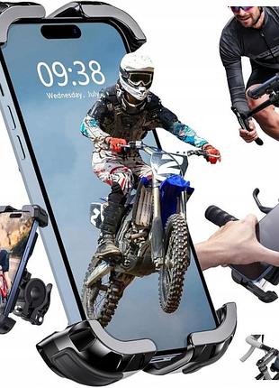 Набір з 2 штук тримач для телефону велосипедний універсальний 360° антивібраційний міцний