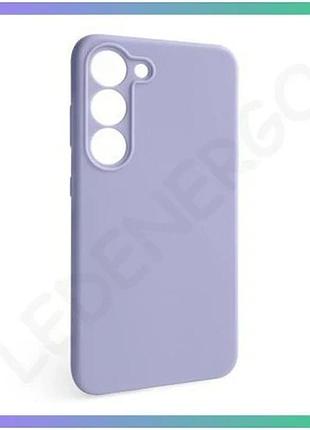 Чехол full silicone case для samsung galaxy s23/s911 2023 лавандовый силиконовый чехол-накладка без ло sku_stcom_2710000274032
