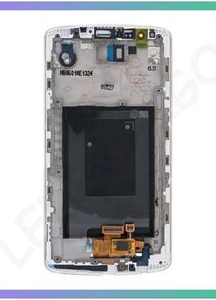 Дисплей lcd для lg optimus g3 d855 d858 d859 с тачскрином белый оригинальный экран для телефона sku_st sku_2701805300002