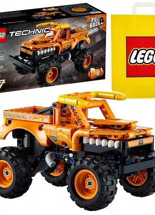 Lego technic 42135 монстр джем eltoro 2в1 двигун pull&back вантажівка