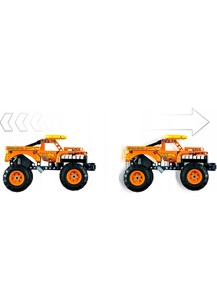 Lego technic 42135 монстр джем eltoro 2в1 двигун pull&back вантажівка 6