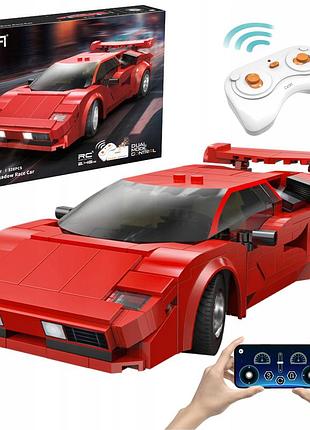 Конструктор cada автомобіль спортивний керований rc 1:20 червона тінь 328 ел двома режимами