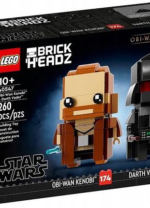 Lego brickheadz 40547 обі-ван кенобі і дарт вейдер