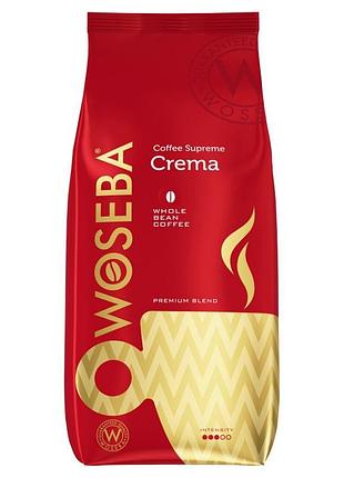 Woseba кава в зернах crema gold 1кг 1000г