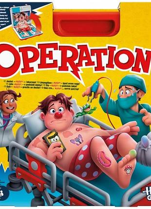Гра operation "операція" в валізці на спритність нова версія hasbro g0951