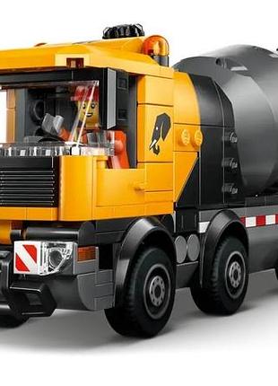 Конструктор lego city бетономешалка 3