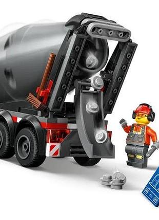 Конструктор lego city бетономешалка 4