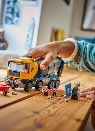 Конструктор lego city бетономешалка 8